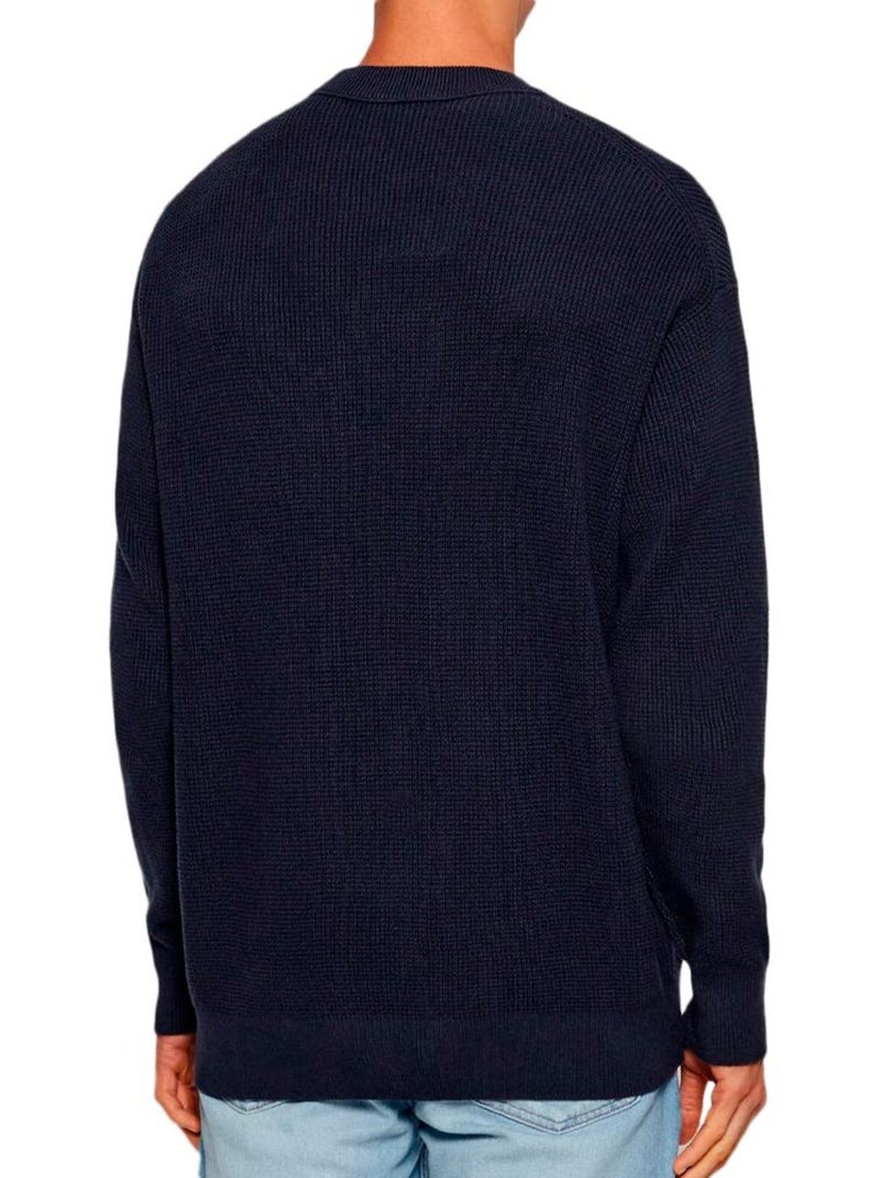 Pull Homme Calvin Klein Jeans Bleu marine - Kiabi