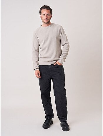 Pull homme col montant poche zippée 'deeluxe'