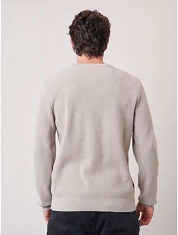 Pull homme col montant poche zippée 'deeluxe'