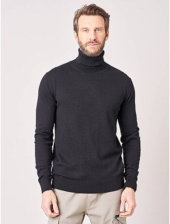 Pull homme col roulé 'Deeluxe'