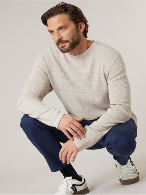 Pull homme en 100% coton 'Deeluxe' - Kiabi