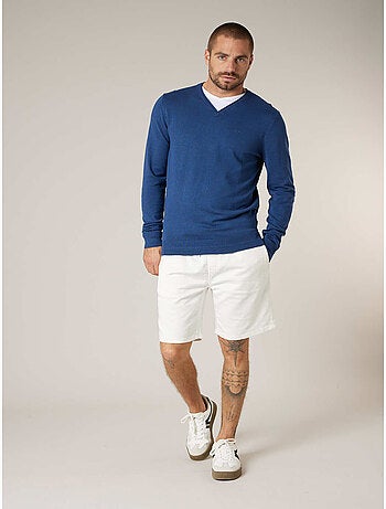 Pull homme en maille fine
'Deeluxe'