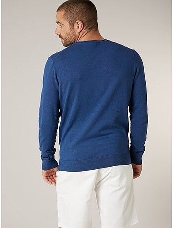 Pull homme en maille fine
'Deeluxe'