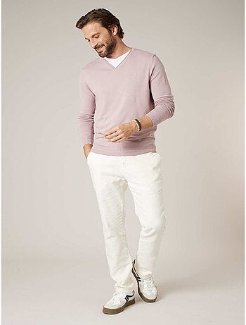 Pull homme en maille fine
'Deeluxe'