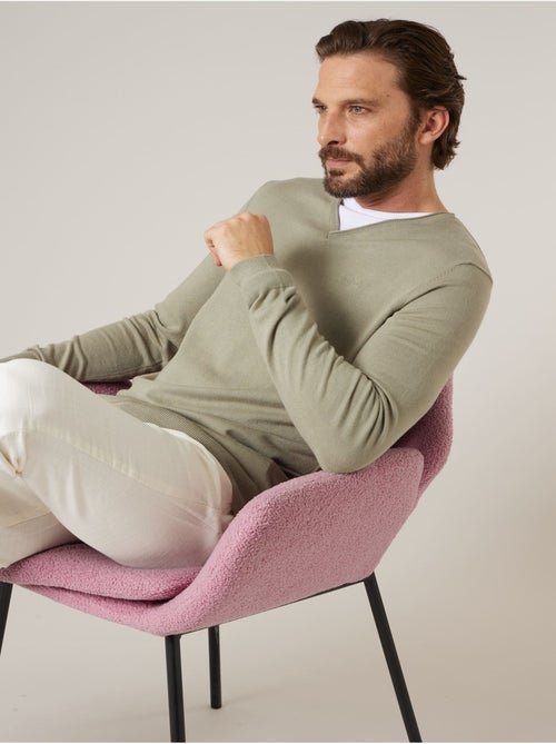 Pull homme en maille fine
 'Deeluxe' - Kiabi