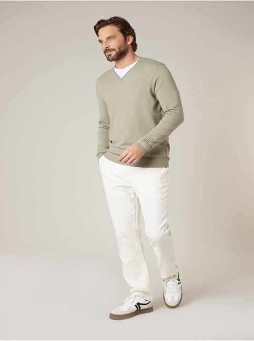 Pull homme en maille fine
 'Deeluxe' - Kiabi