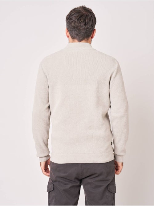Pull homme en maille texturée 'deeluxe' - Kiabi Pull homme en maille texturée 'deeluxe' - Kiabi
