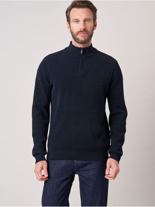 Pull homme en maille texturée 'deeluxe' - Kiabi Pull homme en maille texturée 'deeluxe' - Kiabi
