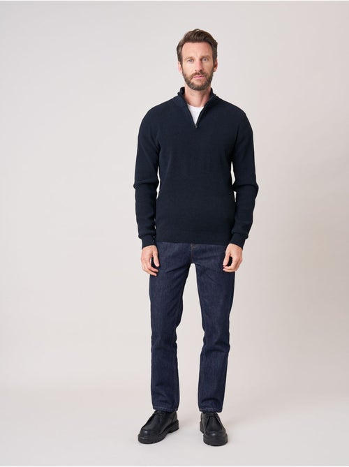 Pull homme en maille texturée 'deeluxe' - Kiabi Pull homme en maille texturée 'deeluxe' - Kiabi