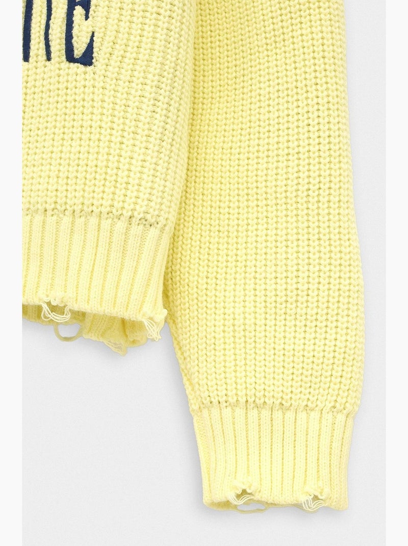 Pull homme giesto Jaune citron - Kiabi