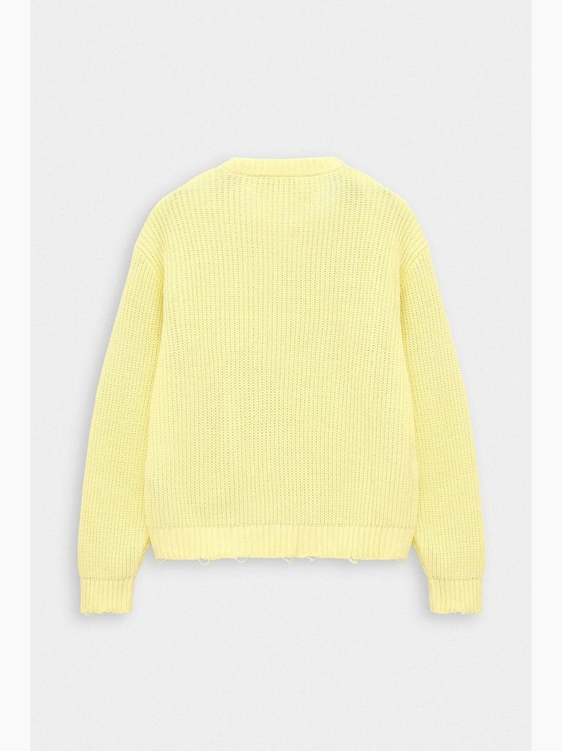 Pull homme giesto Jaune citron - Kiabi