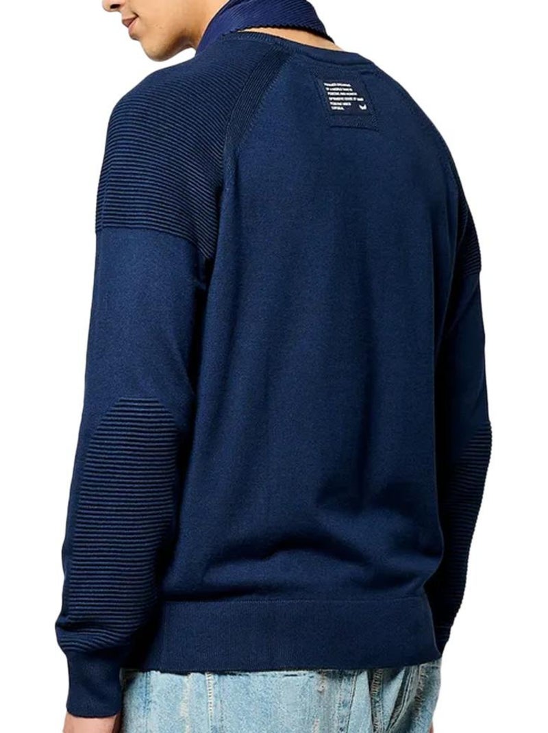 Pull  Homme Kaporal Layer Bleu marine - Kiabi