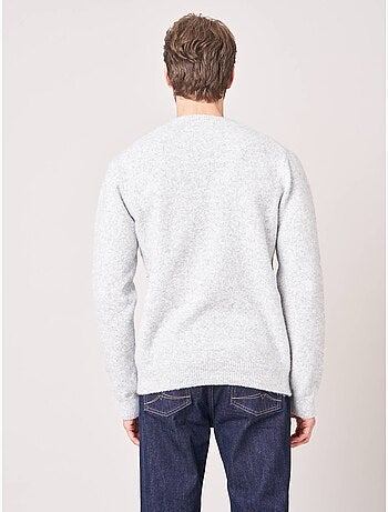 Pull homme motif losanges maille douce 'deeluxe'