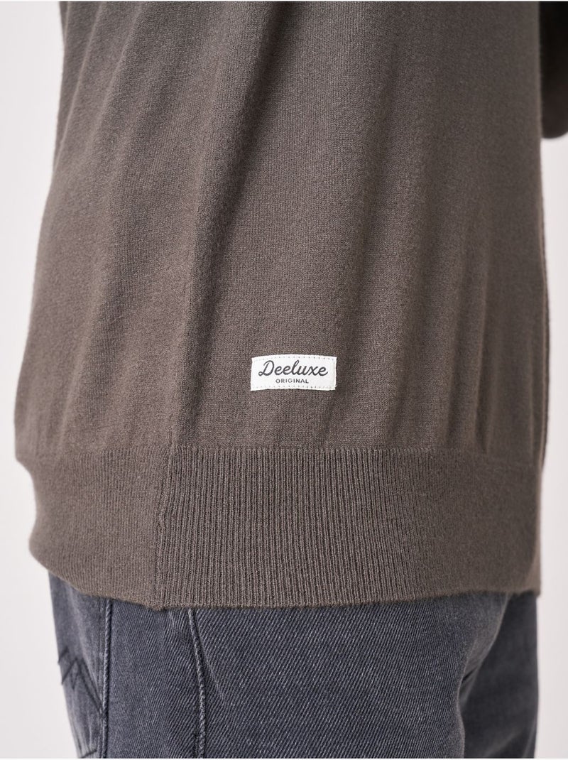Pull homme poche zippée 'deeluxe' Vert foncé - Kiabi