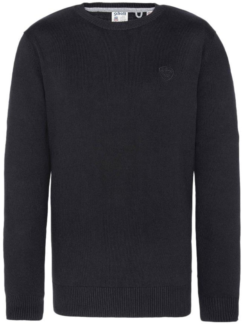 Pull homme schott Noir - Kiabi
