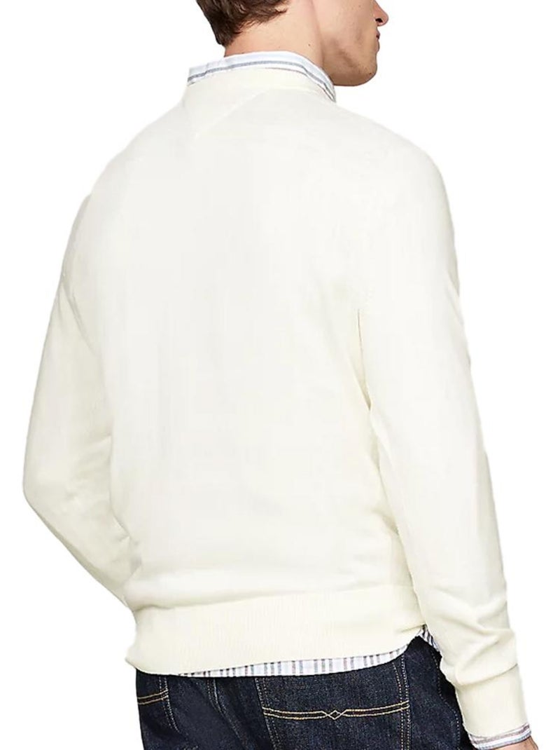 Pull Homme Tommy Hilfiger Blanc - Kiabi