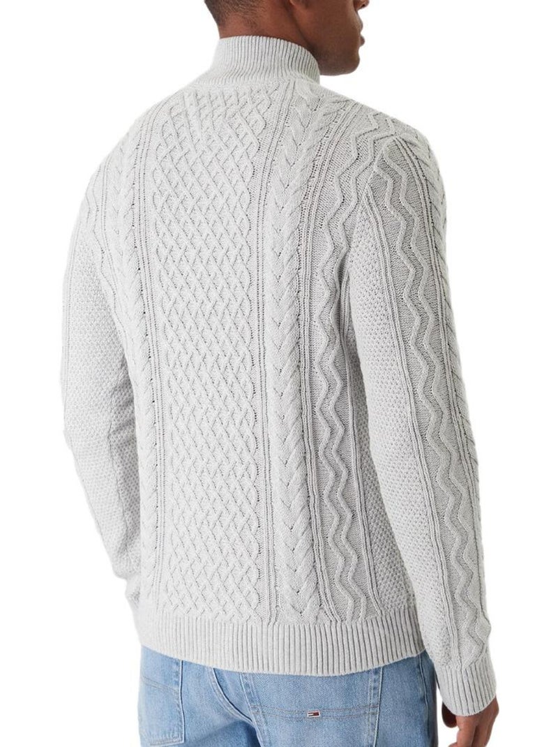 Pull homme tommy hilfiger Gris Argenté - Kiabi