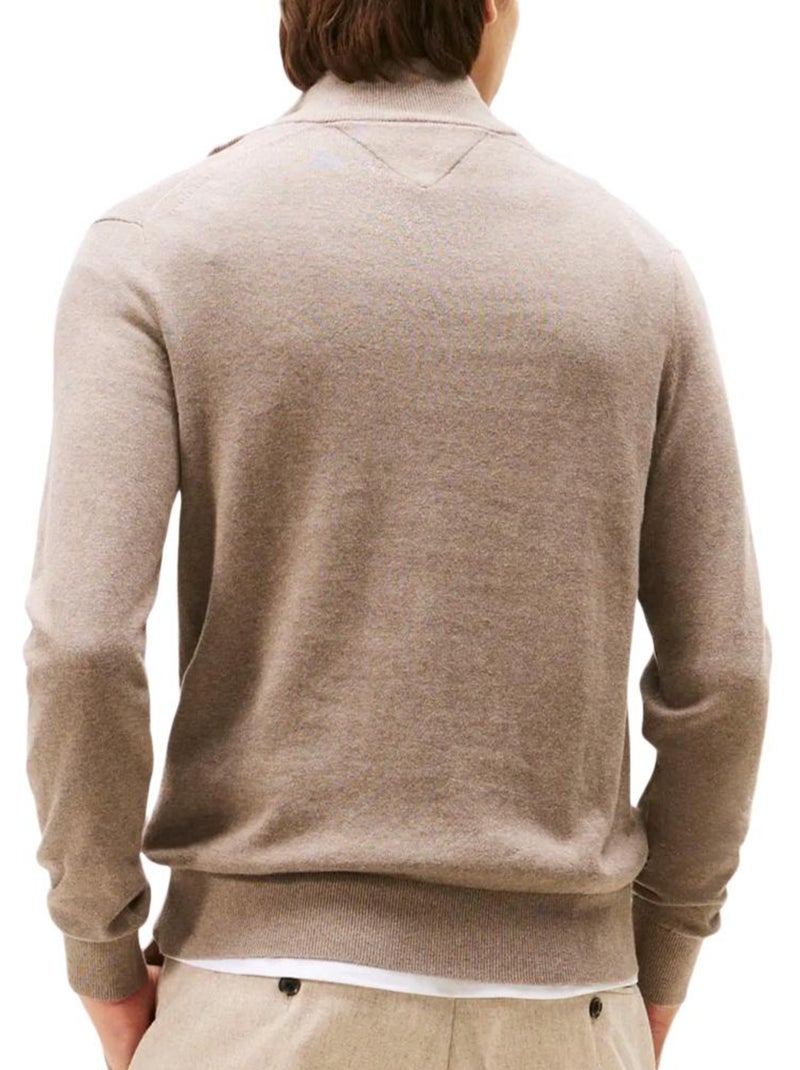 Pull homme tommy hilfiger Marron cappuccino - Kiabi