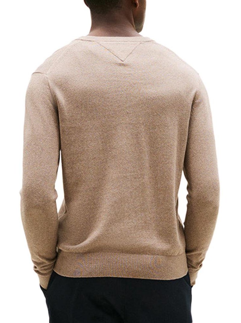 Pull Homme Tommy Hilfiger Marron cappuccino - Kiabi