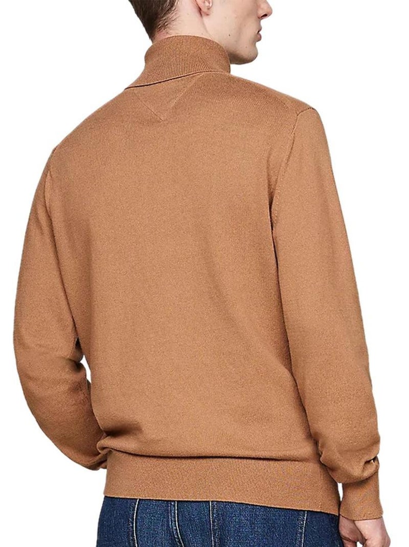 Pull Homme Tommy Hilfiger Marron cappuccino - Kiabi