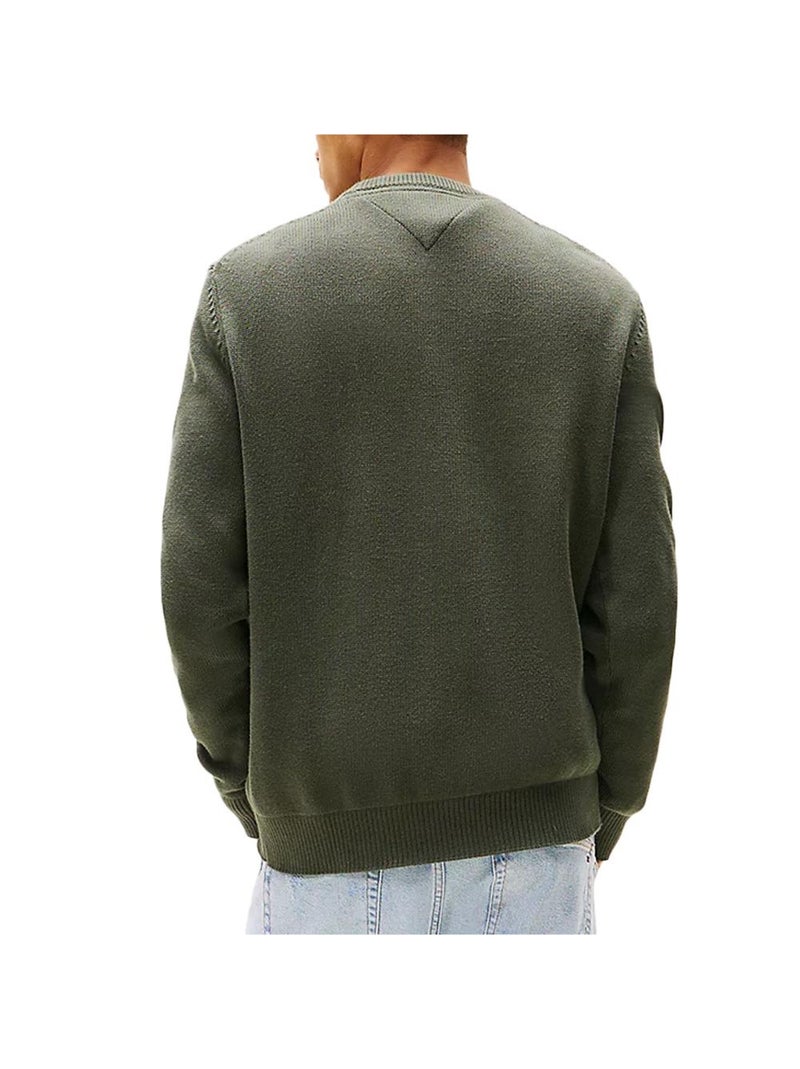 Pull  Homme Tommy Hilfiger Slims Kaki - Kiabi