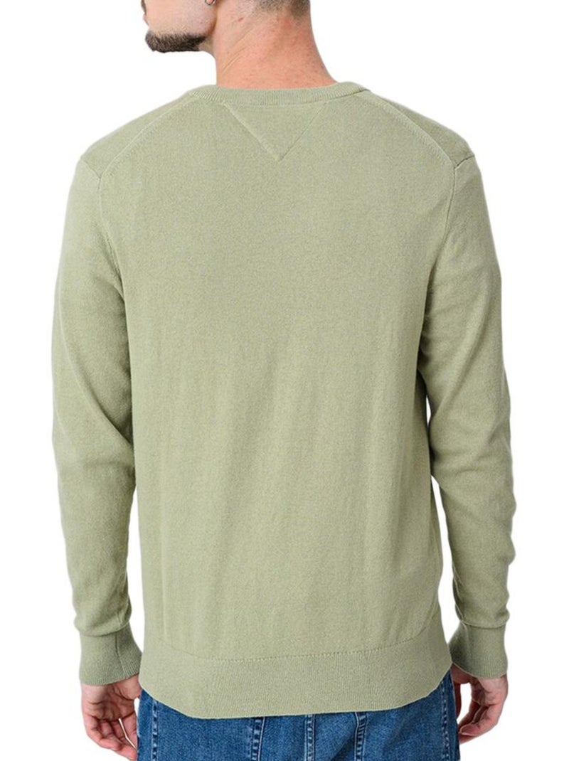 Pull Homme Tommy Hilfiger Vert kaki clair - Kiabi