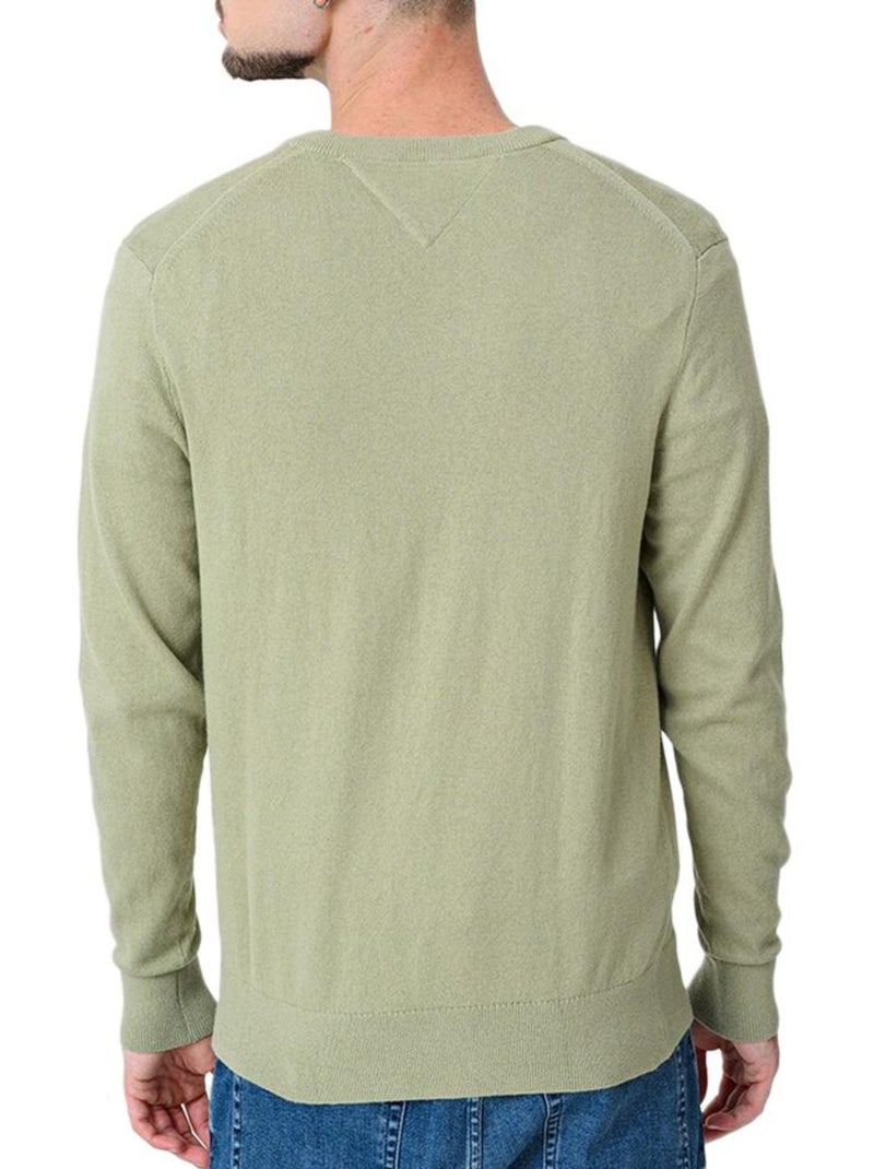 Pull homme tommy hilfiger Vert kaki clair - Kiabi