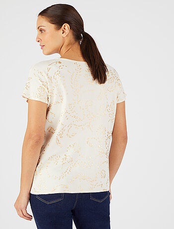 Pull impression brillante - Damart