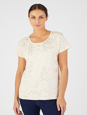 Pull impression brillante - Damart