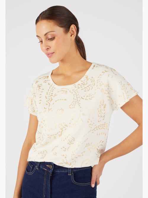 Pull impression brillante - Damart - Kiabi