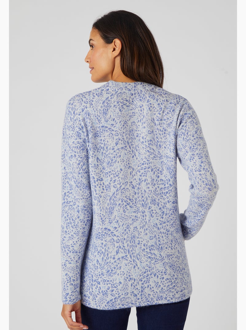 Pull imprimé - Damart Gris - Kiabi