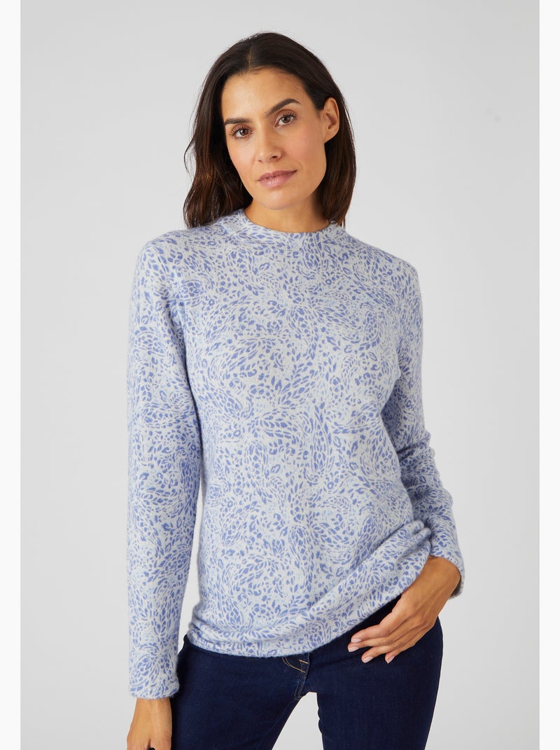 Pull imprimé - Damart Gris - Kiabi