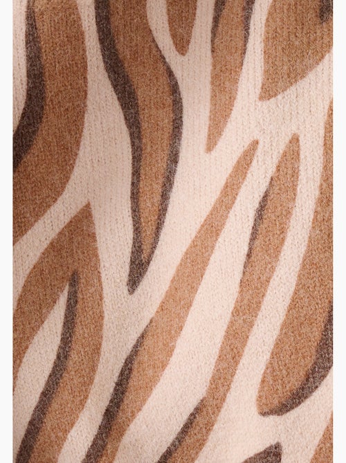 Pull imprimé animalier Thermolactyl - Damart - Kiabi