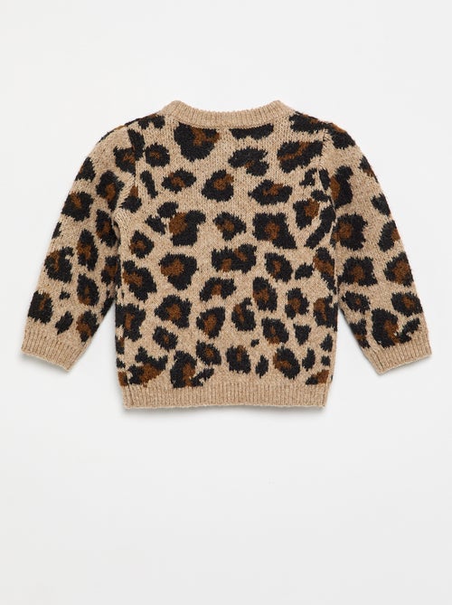 Pull imprimé 'léopard' - Kiabi Pull imprimé 'léopard' - Kiabi