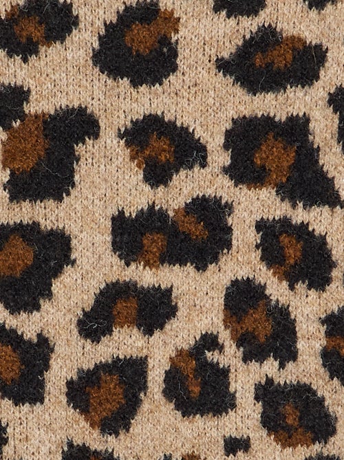 Pull imprimé 'léopard' - Kiabi Pull imprimé 'léopard' - Kiabi