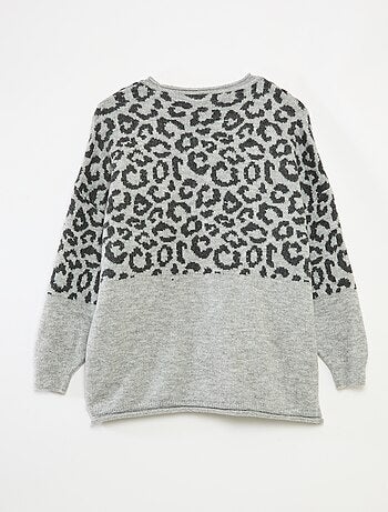 Pull imprimé léopard 'Only Carmakoma'