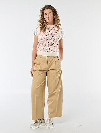 Pull imprimé losanges - Saint-Valentin