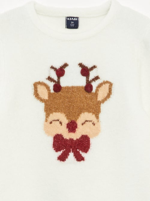 Pull imprimé Noël - Kiabi