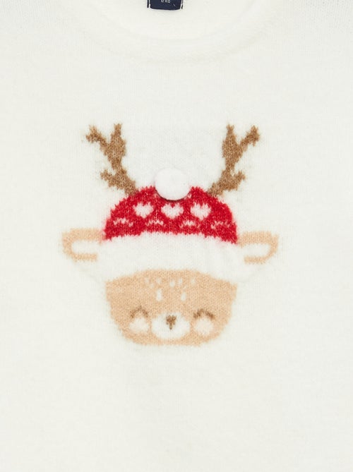 Pull imprimé Noël - Kiabi