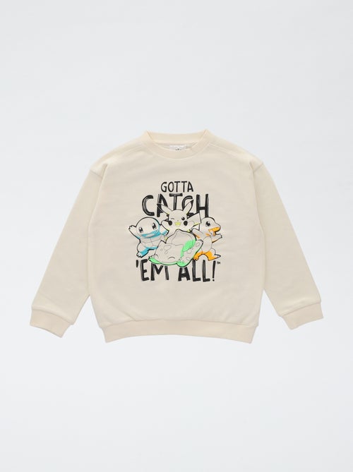 Pull imprimé 'Pokémon' en coton - Kiabi