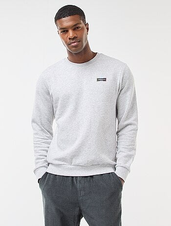 Pull imprimé uni en coton 'JJ Rebel'