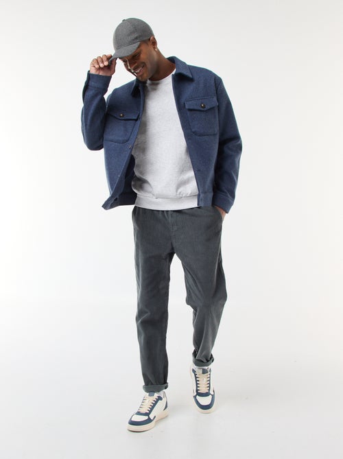 Pull imprimé uni en coton 'JJ Rebel' - Kiabi