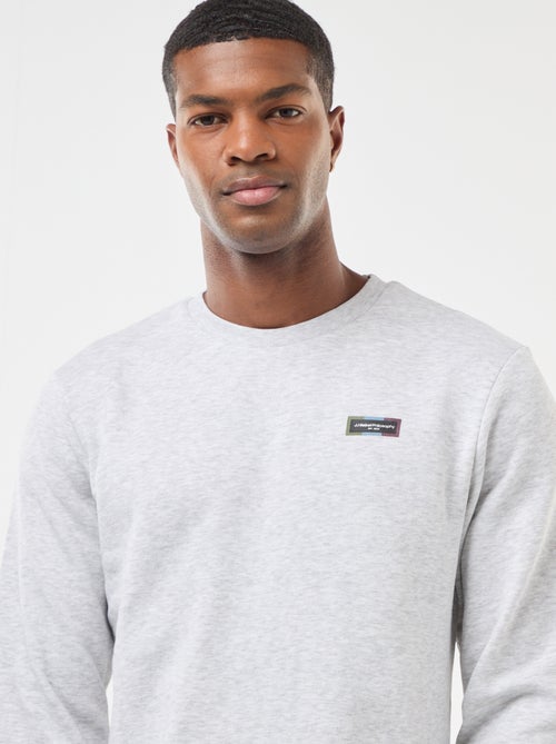 Pull imprimé uni en coton 'JJ Rebel' - Kiabi