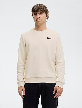Pull imprimé uni en coton 'JJ Rebel'