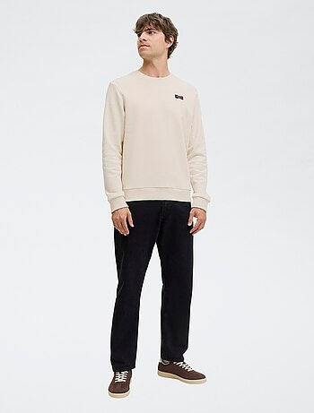 Pull imprimé uni en coton 'JJ Rebel'