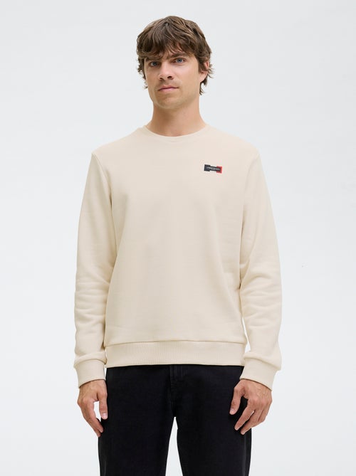 Pull imprimé uni en coton 'JJ Rebel' - Kiabi