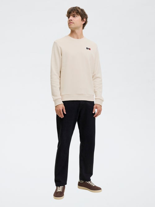 Pull imprimé uni en coton 'JJ Rebel' - Kiabi