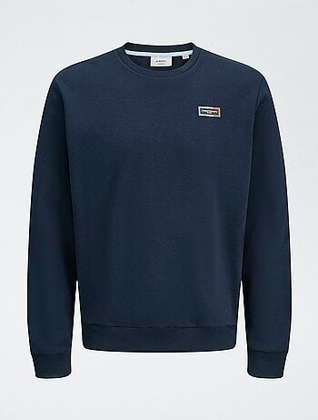 Pull imprimé uni en coton 'JJ Rebel'