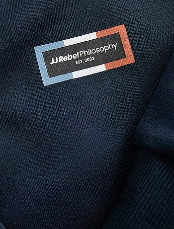 Pull imprimé uni en coton 'JJ Rebel'