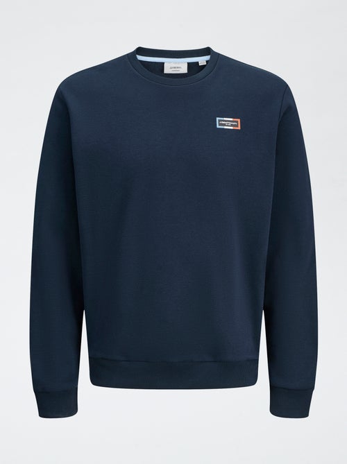 Pull imprimé uni en coton 'JJ Rebel' - Kiabi